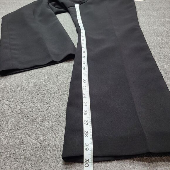 Kasper Pants Womens 10 Petite Black Classic Fit Kate Dress Career Trousers Lined - Picture 2 of 14